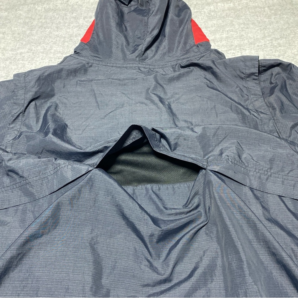 Nike Jacket Mens XXL Gray Pullover Scuba Hoodie Storm Anorak Warmup Athlete 2XL - Picture 7 of 14